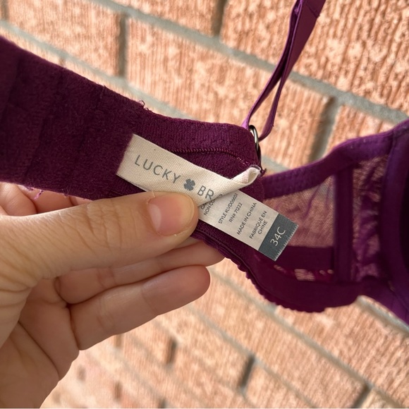 SOLD Lucky Brand Lightly Lined Bra 34C - Picture 4 of 4